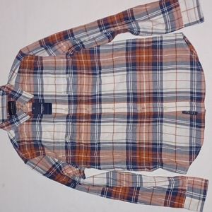 Lucky Brand Plaid Flannel Button Down Shirt  NWT